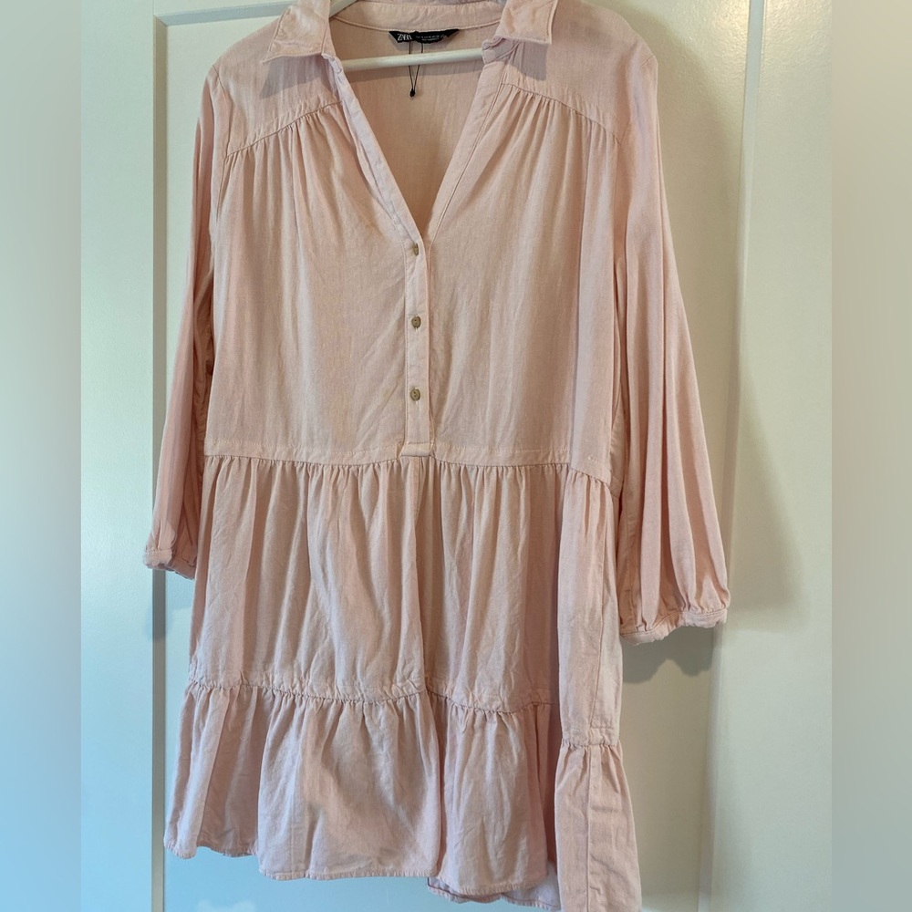 Final price💫Zara Light Pink dress size XL 💫